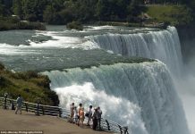 Air Terjun Niagara Pernah Berhenti Mengalir